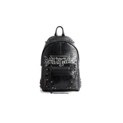 BALENCIAGA MEN'S LE CAGOLE BACKPACK IN BLACK 7662972AAXD1000 (45.9*35*18cm)